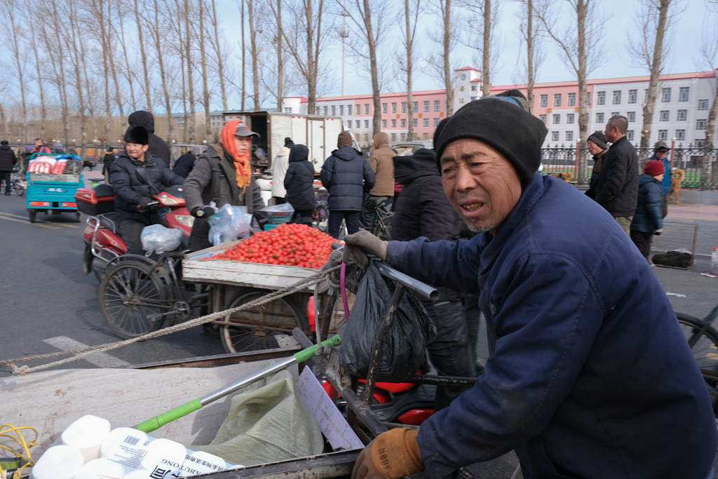 东北安达的早市