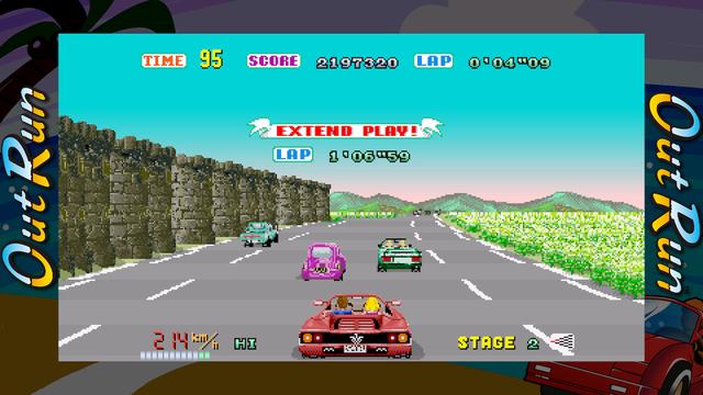 世嘉经典街机赛车游戏名作《outrun》将登陆switch
