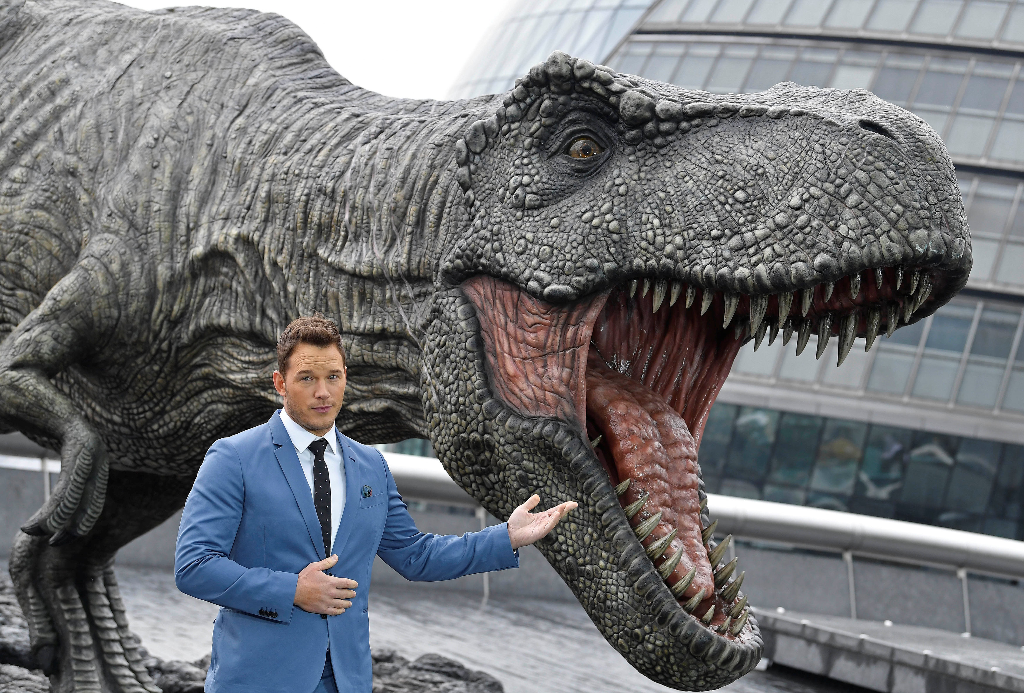 影片《侏罗纪世界2:失落王国》伦敦宣传活动(4)