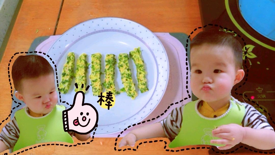 菠菜要经常给宝宝吃,加上鸡蛋大虾,没想到这么好吃,营养又补钙