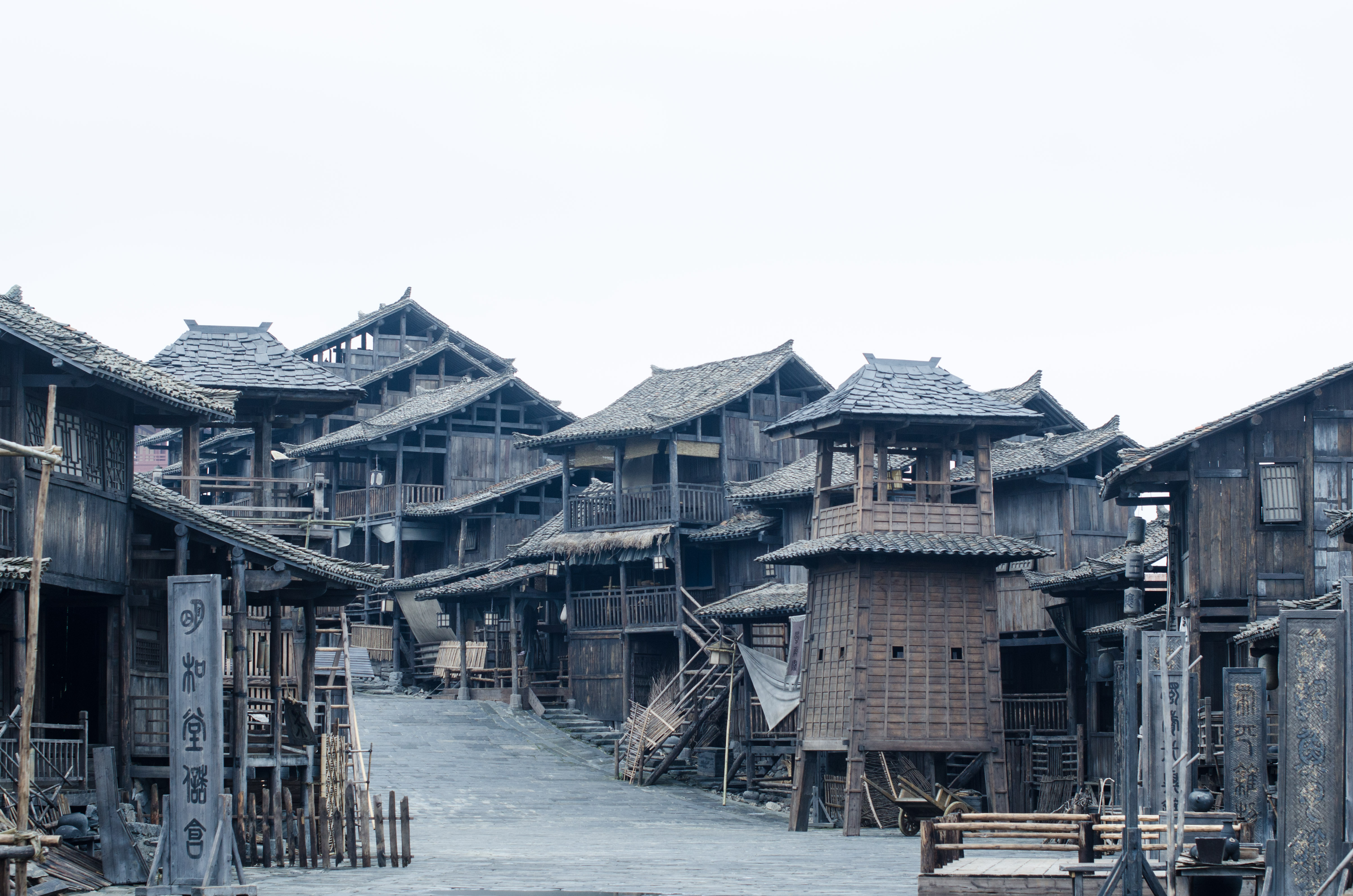 這座影視基地,漢朝場景比橫店都要好,電影《影》就在這裡拍攝