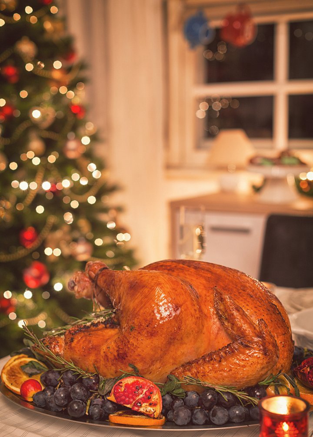 圣诞烤鸡,多了这一步,在家也能吃经典圣诞菜