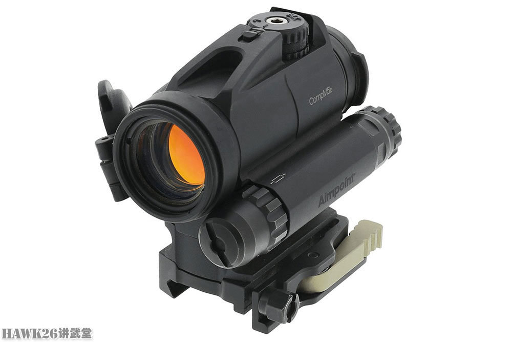 aimpoint新款红点瞄准镜 配备弹道调节旋钮 可适配不同口径枪械