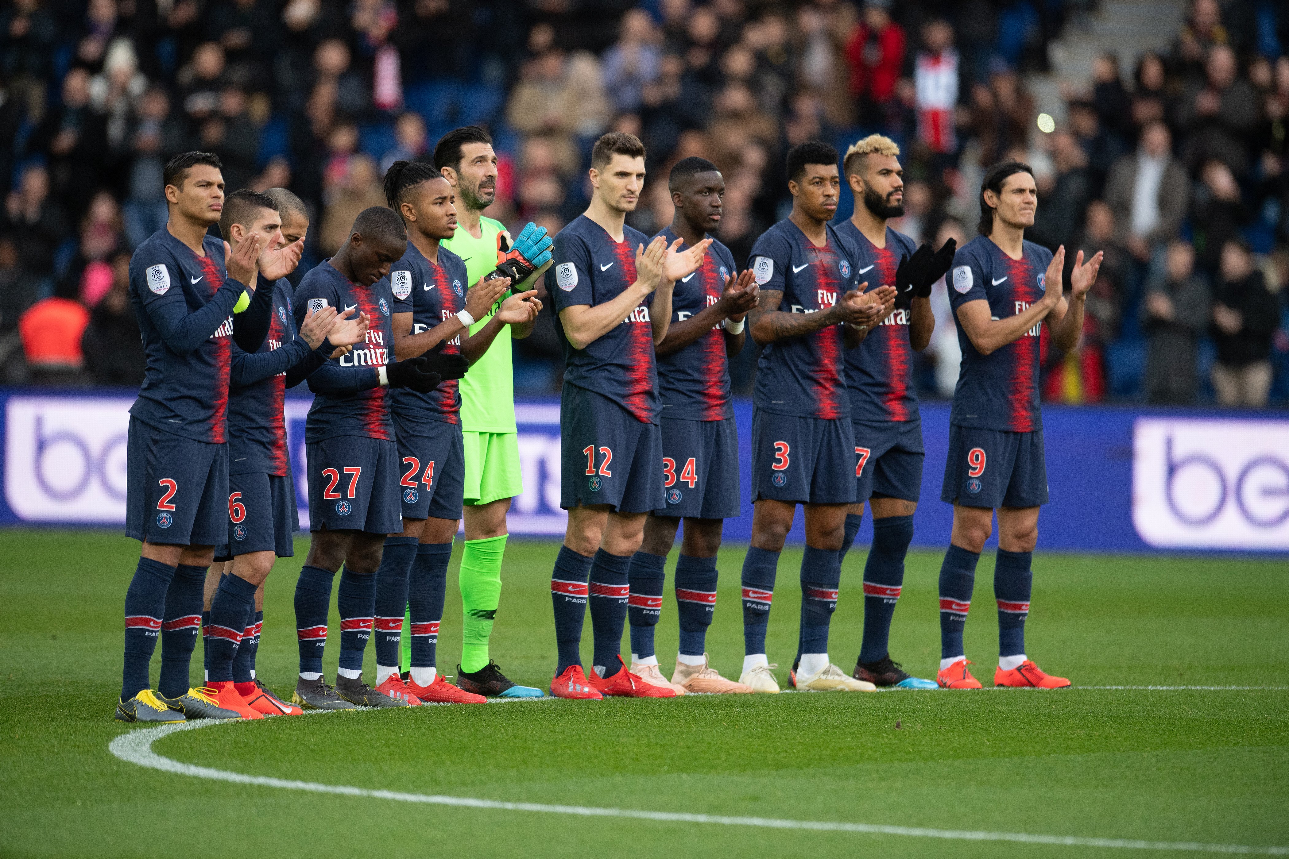 新华社照片,巴黎,2019年2月10日    (体育)(12)足球——法甲:巴黎圣日