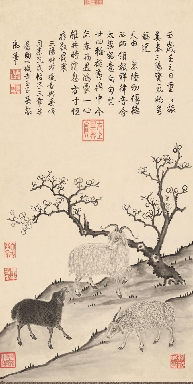 81岁的乾隆在大年初一画了一幅画,寓意吉祥,却被笑话画技太差