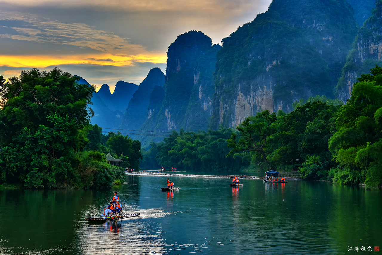 阳朔十里画廊,如诗如画