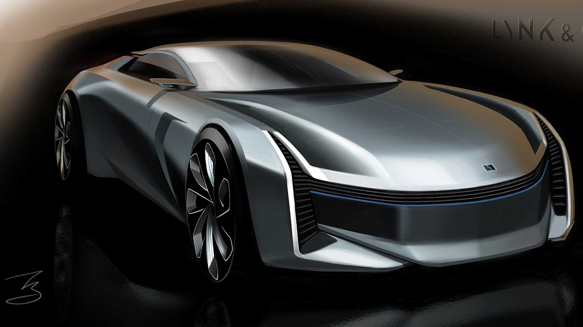 美国学生设计的领克0x轿跑车概念效果图 书福哥可以考虑聘请他