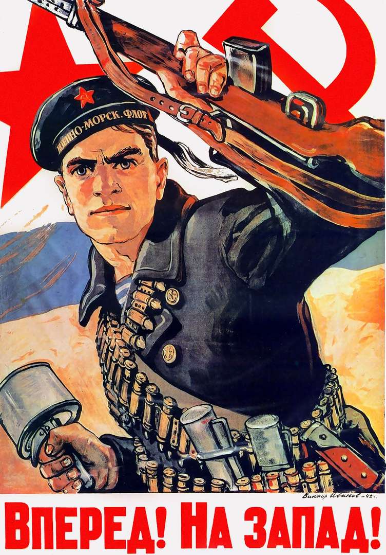 伟大卫国战争期间,苏联19张军事海报