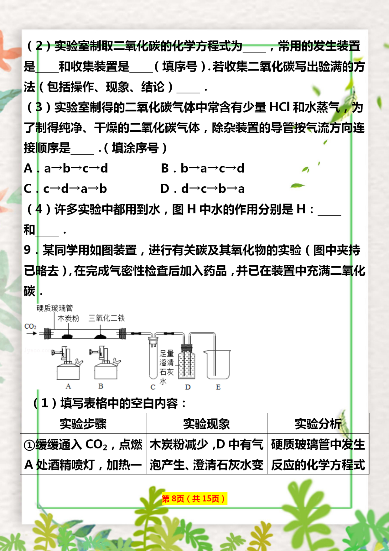 化学老师透露:这几道实验探究题,逢考必出!练习吃透中考满分!