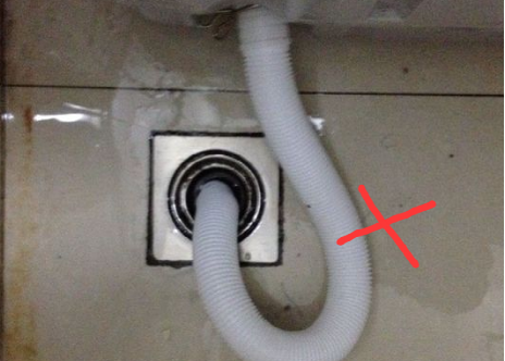 洗衣机下水管这个装才正确,难怪我家的一直积水,后悔知道晚了