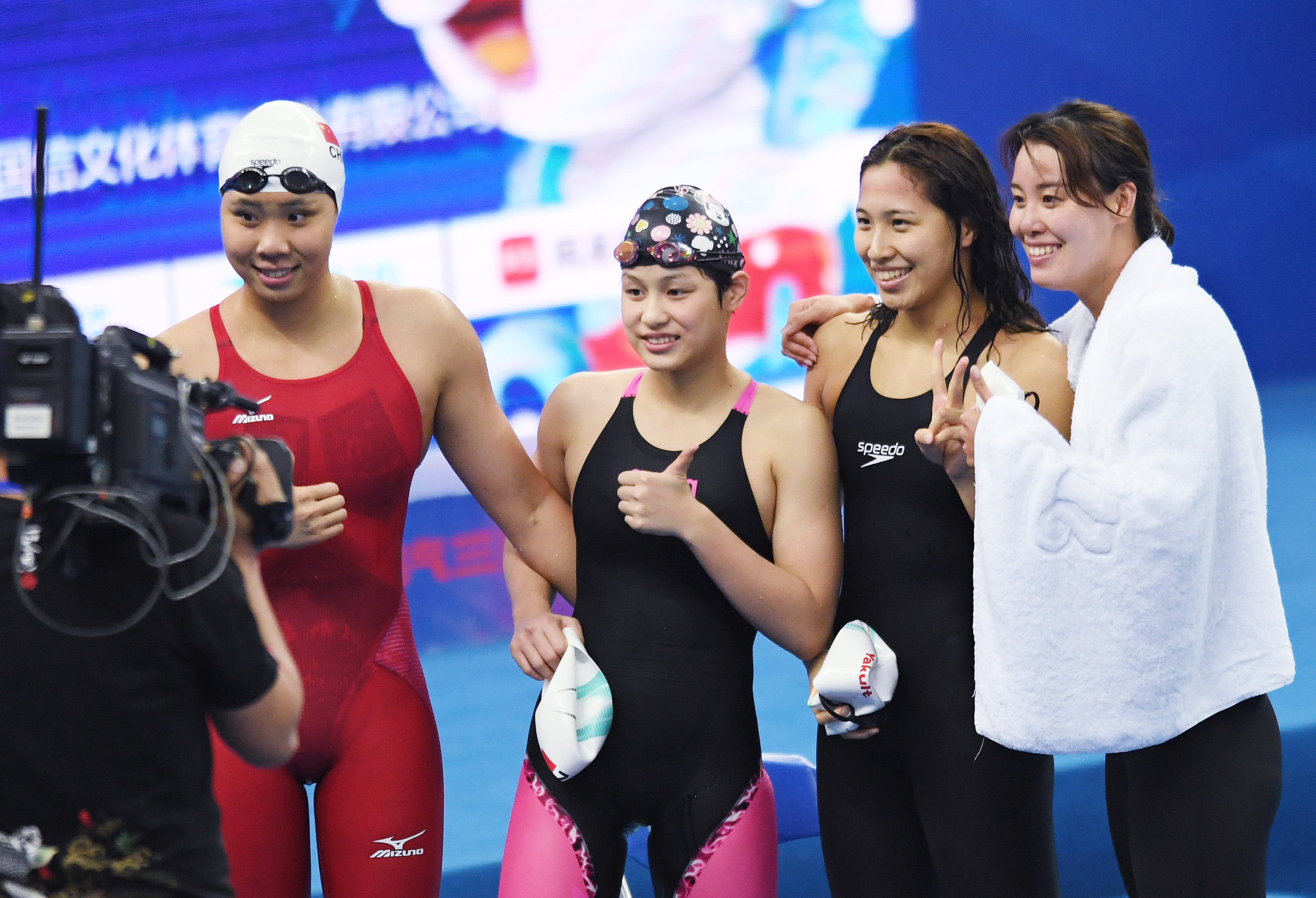 游泳——全國冠軍賽:浙江隊獲女子4x100米混合泳接力冠軍