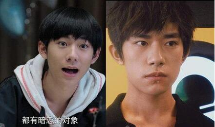 刘奇因长相酷似易烊千玺而走红,两人相似度可达到百分之七十!