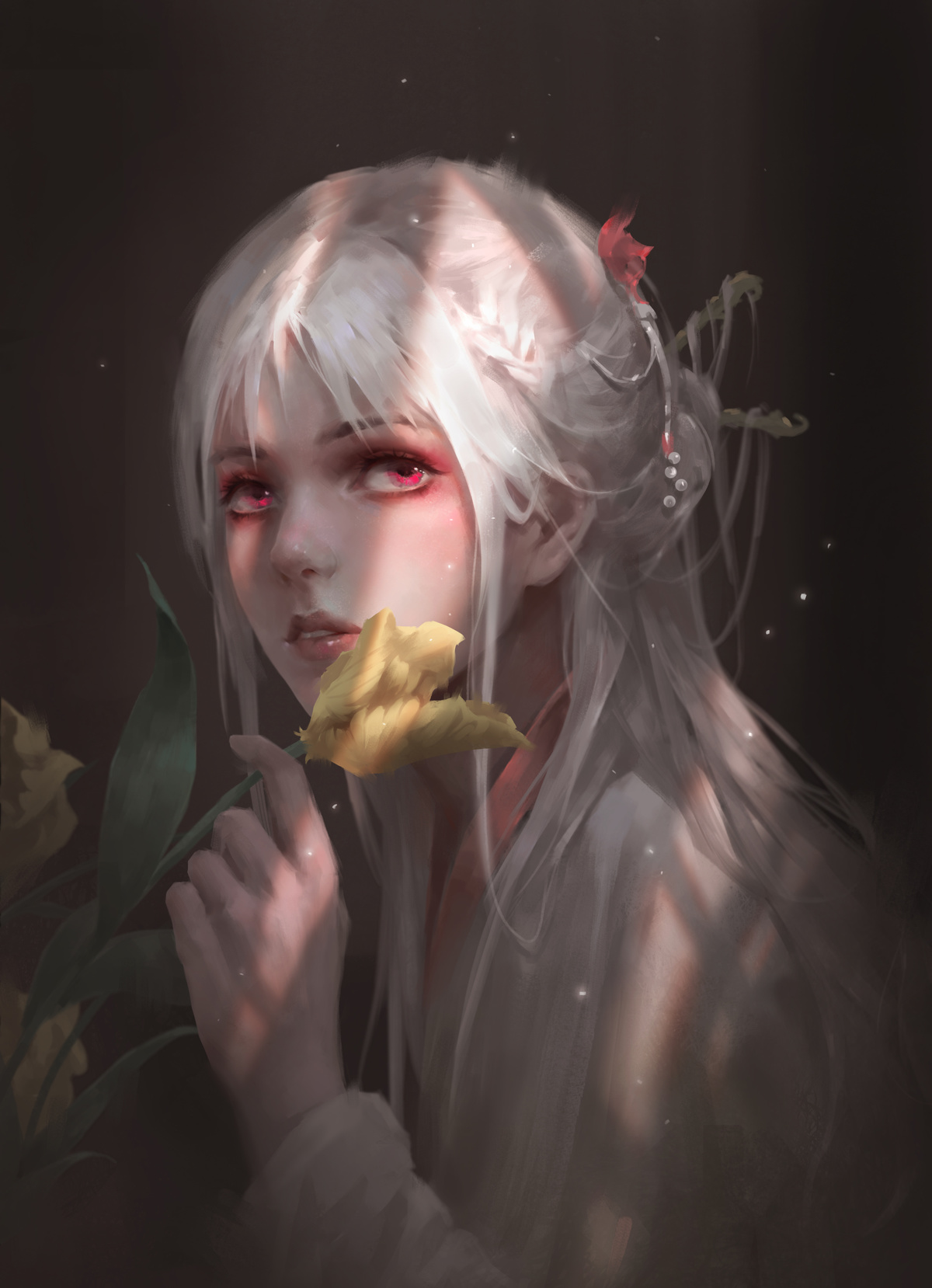 一组画风写实光影运用十分唯美的插画欣赏!非常有美感的一组作品