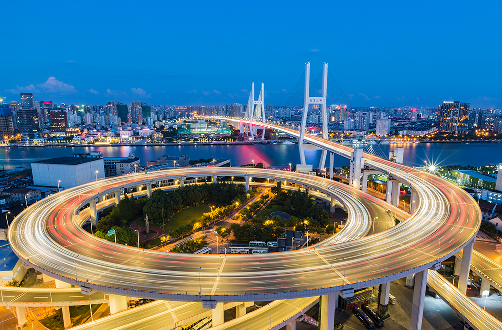 最美的城市交通建筑之一 上海南浦大桥