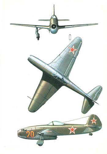 雅克-15战斗机 三视图