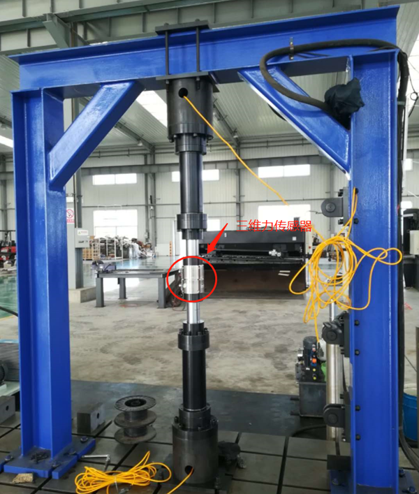 大量程三维力传感器安装应用