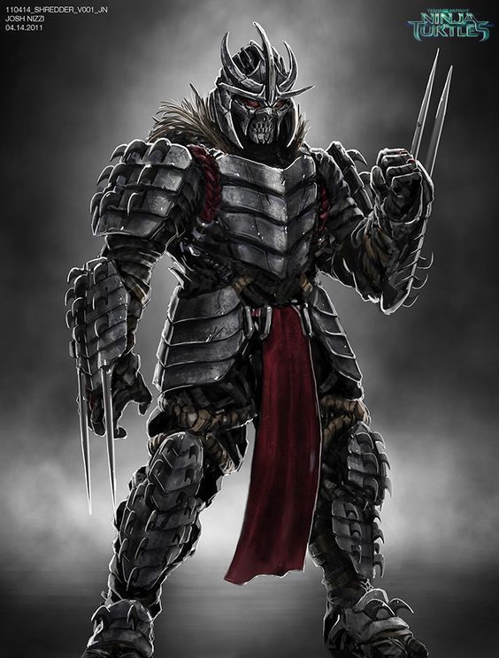 堪比钢铁侠,神似金刚狼反派,《忍者神龟》史瑞德炫酷盔甲图赏