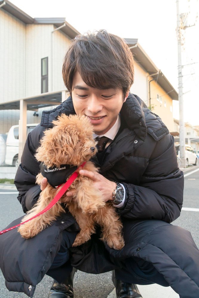 组图:白洲迅最新写真曝光 怀抱小狗笑容灿烂软萌可爱