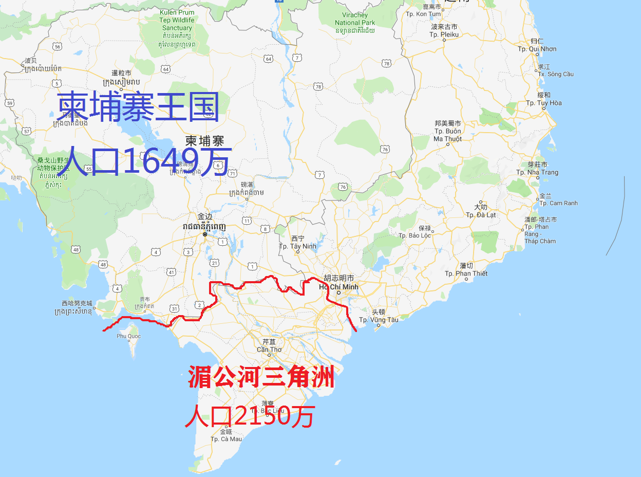 湄公河三角洲地理位置图片