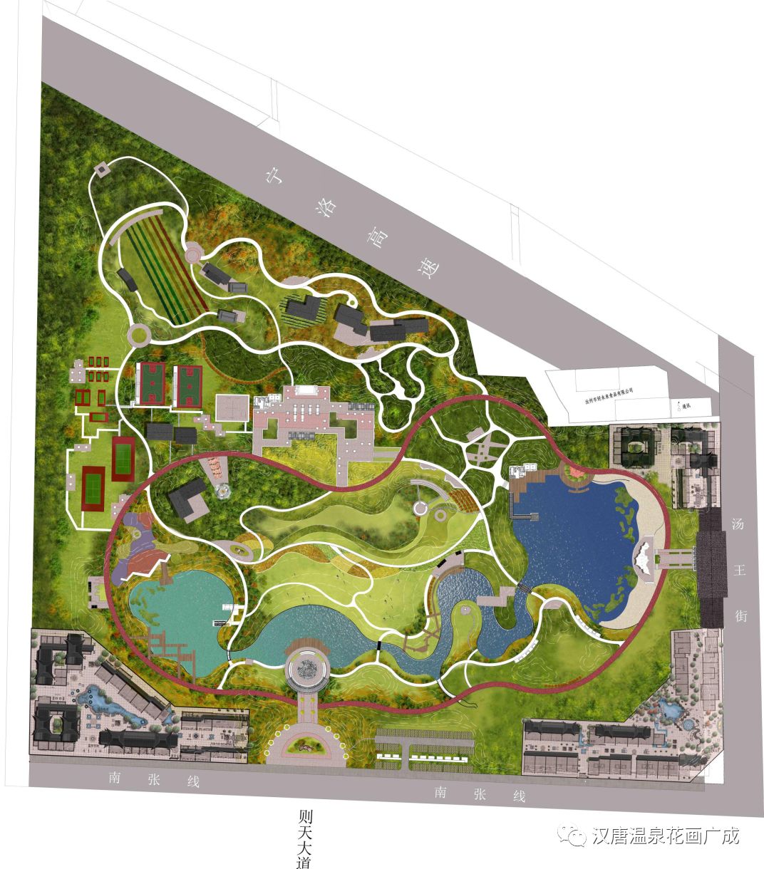 温泉镇召开如意湖公园仿古街,宁洛高速温泉收费站设计方案汇报会