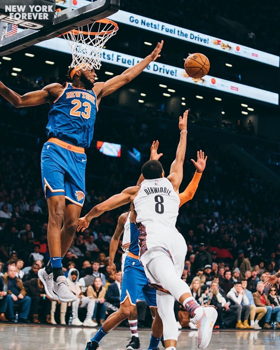 盖帽高手!尼克斯更新ins晒米切尔-罗宾逊封盖瞬间