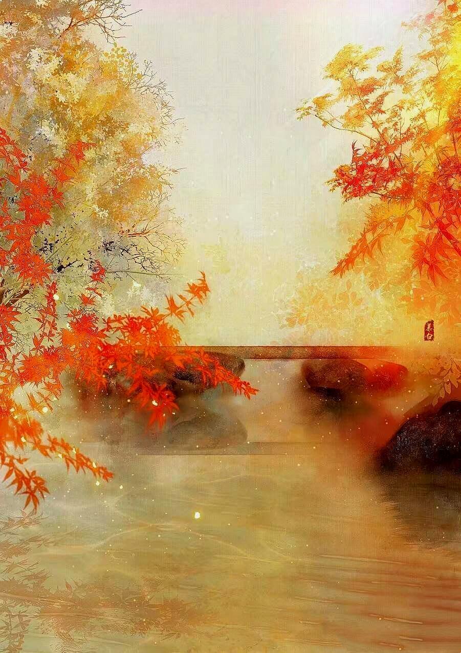 唯美古风壁纸 | 桃花记得题诗客,斜倚春风笑不休