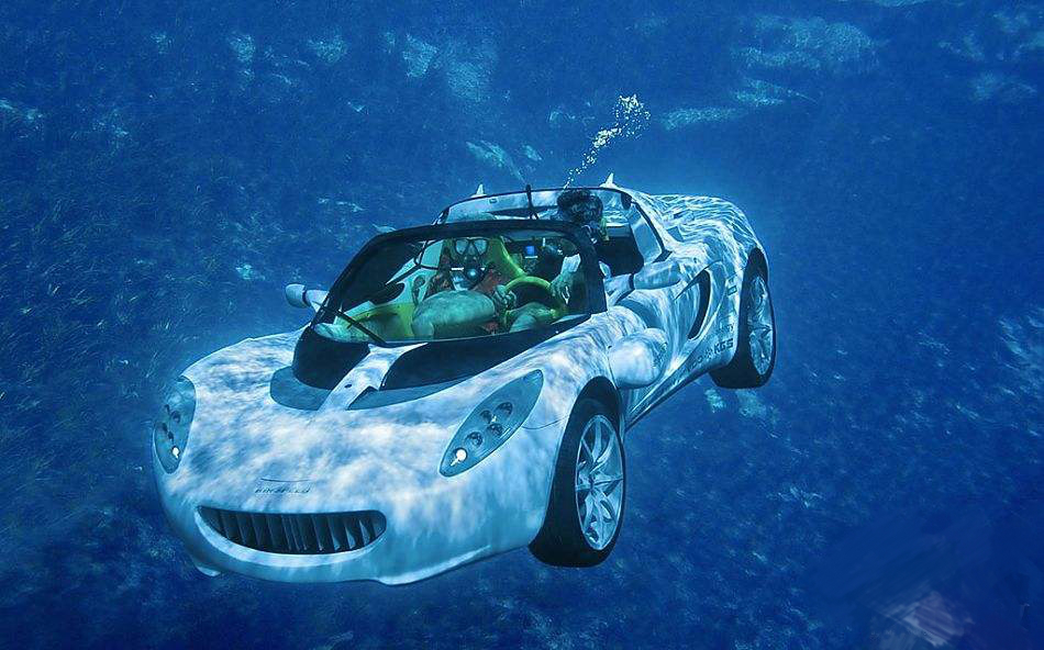 汽车也能下水?你见过吗?