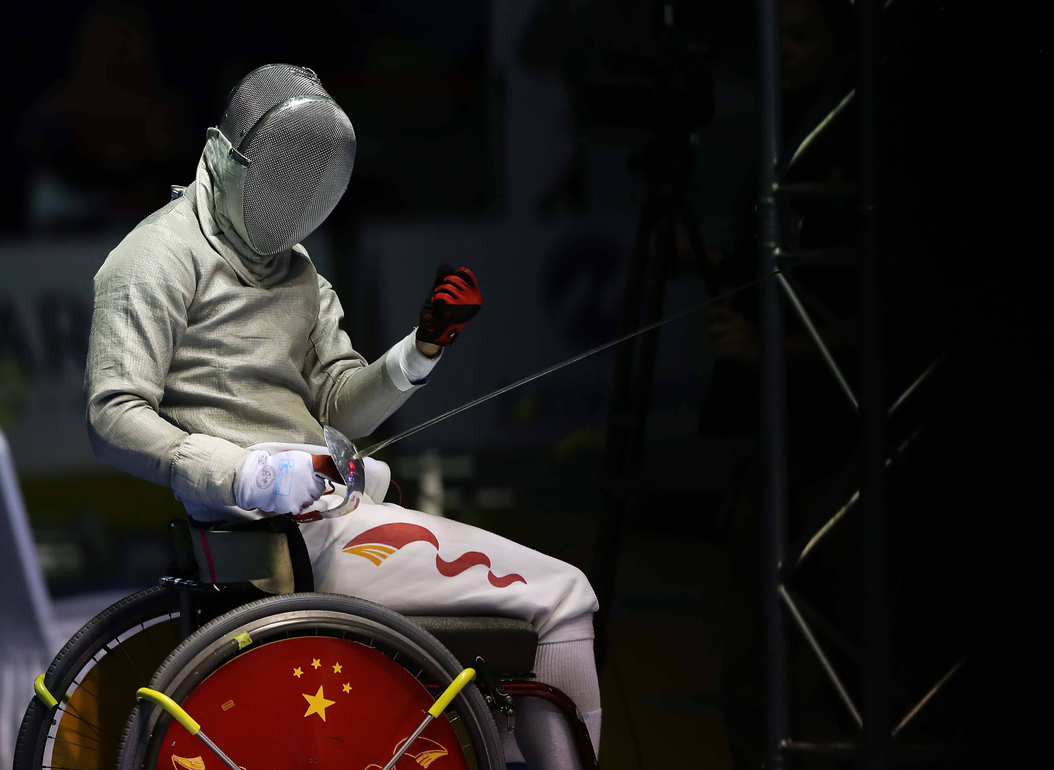 轮椅击剑——中国队包揽佩剑个人四枚金牌