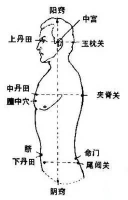 中丹田的准确位置图图片