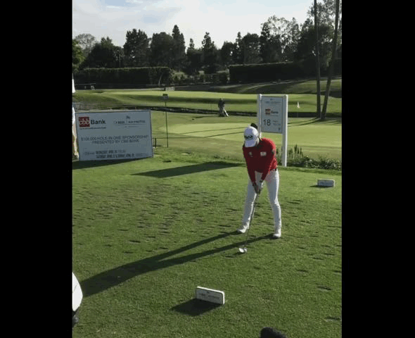 女子高尔夫世界前十的挥杆——10张动图看遍!