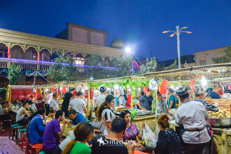 你见过喀什夜市下的美食吗?