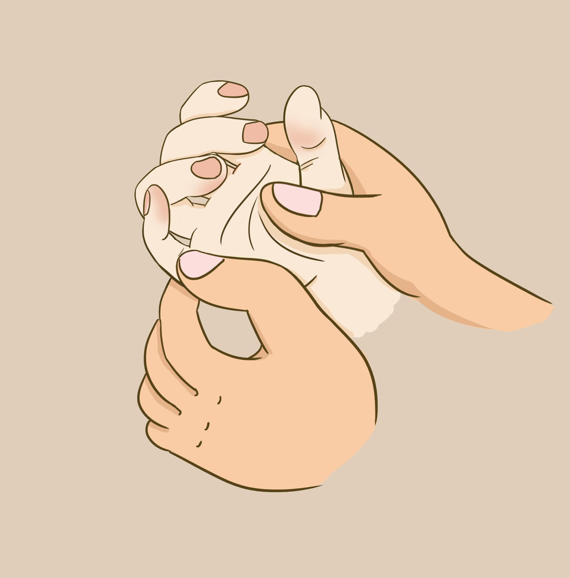 为什么有的新生儿手是握着的,有的是张开的?哪个正常