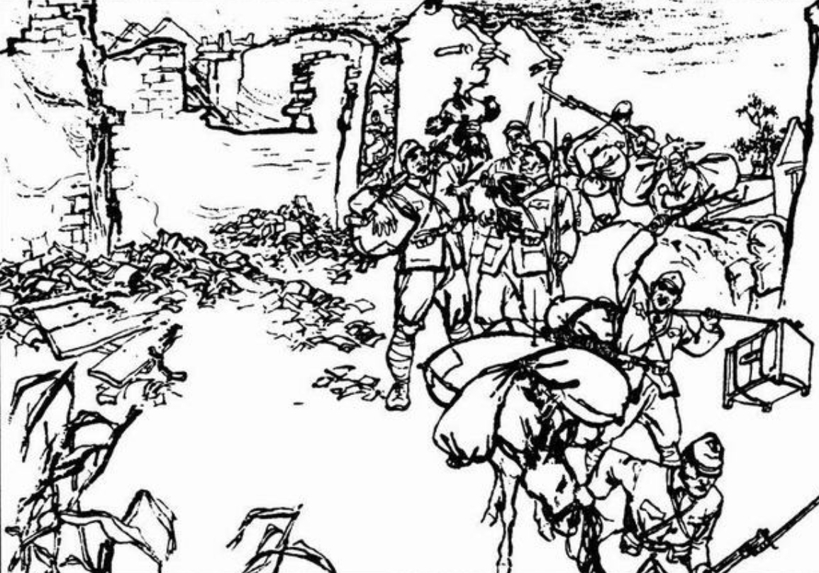 连环画《平原游击队》欣赏:李向阳接到运公粮任务,支援反扫荡