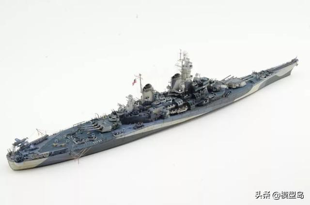 1/700 田宫 密苏里号战列舰 模型作品