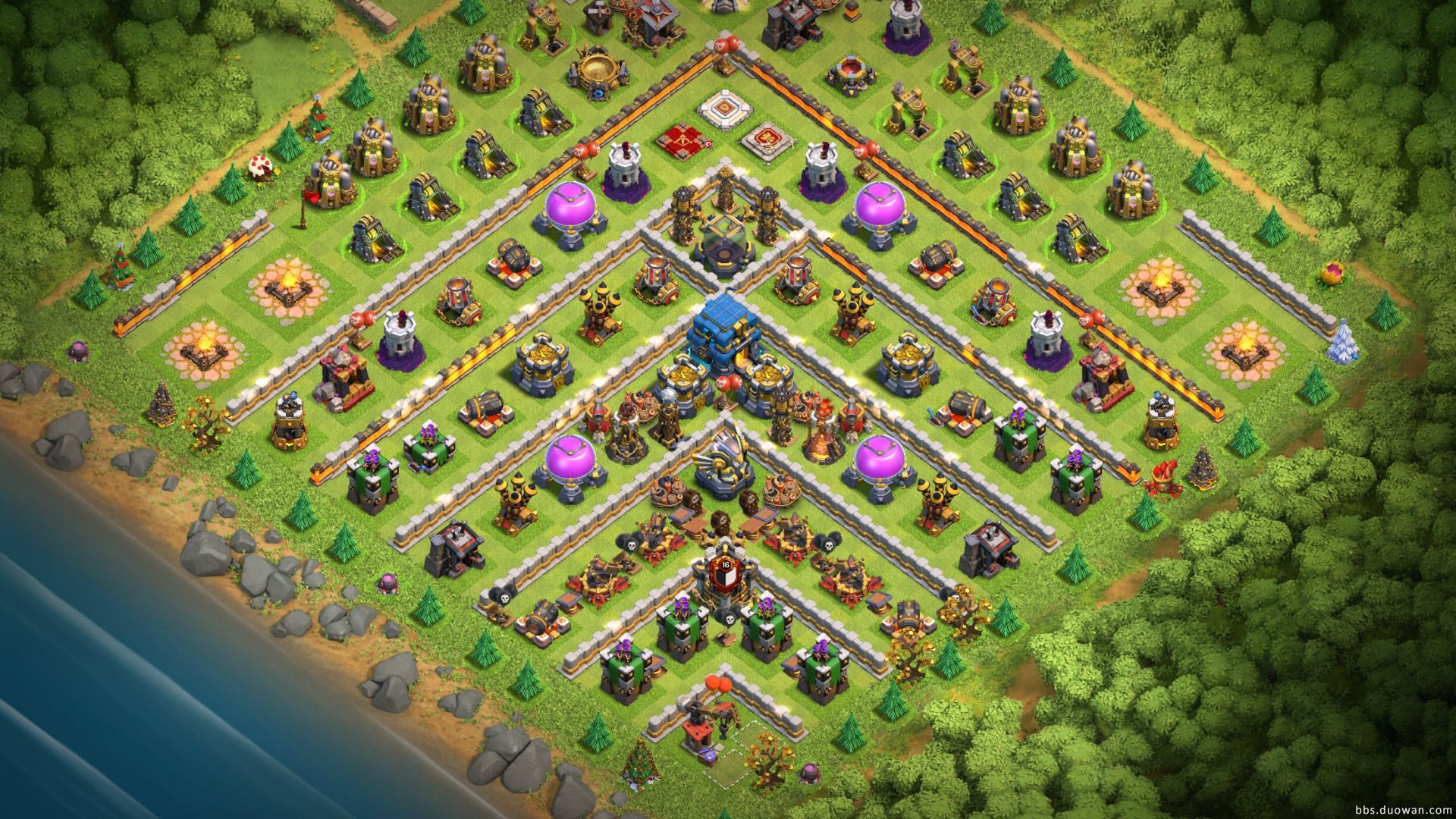 铺满全地图!稍微有一定防御能力的12本种树阵