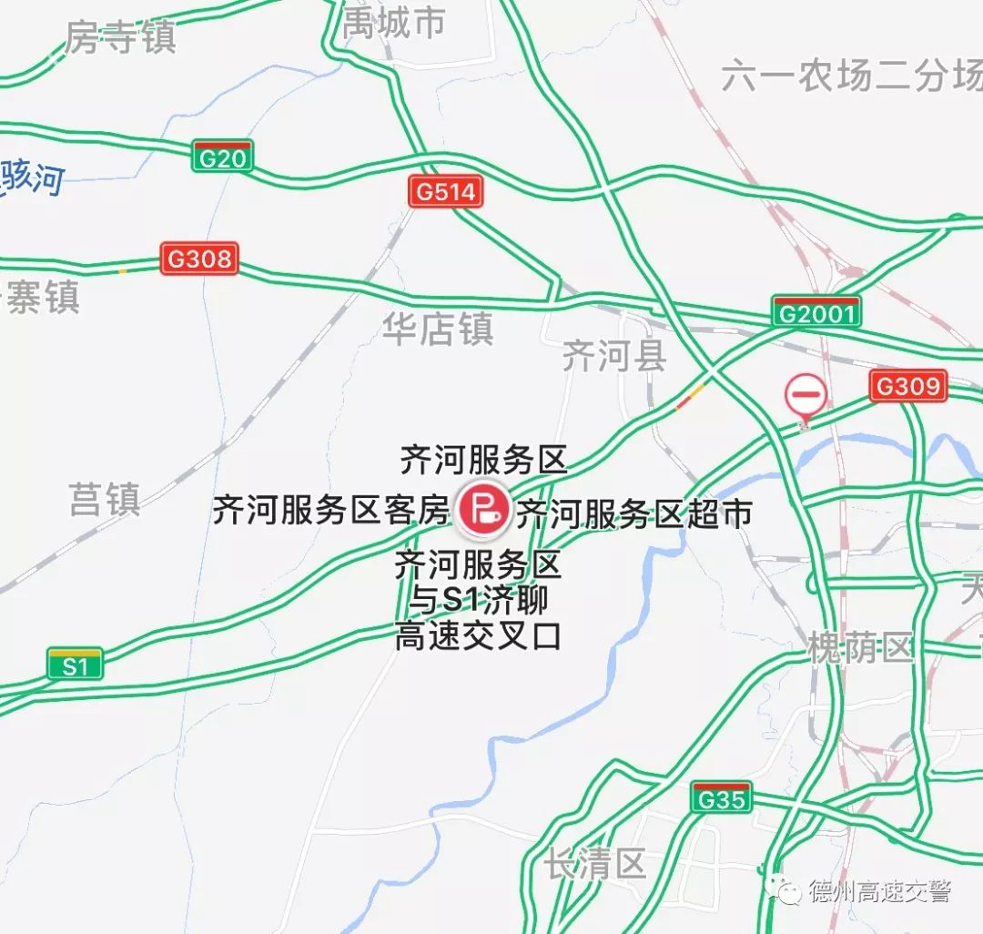 齐河到临清高速线路图图片