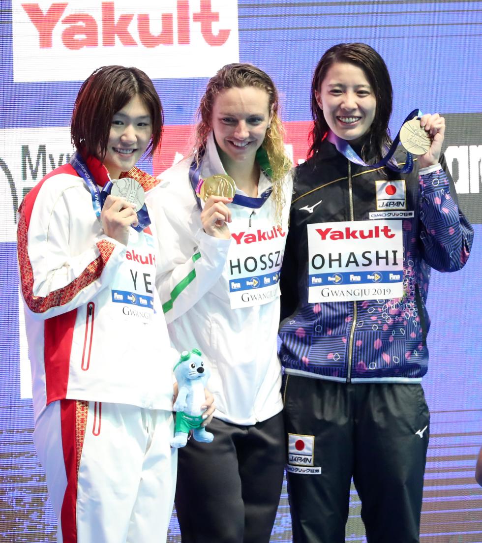 光州游泳世锦赛闭幕 中国雄踞金牌榜首位