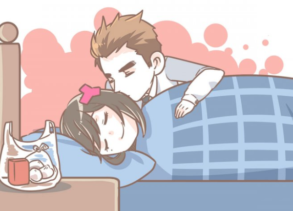 搞笑漫画:同居生活中的男女,都默默的为对方付出!