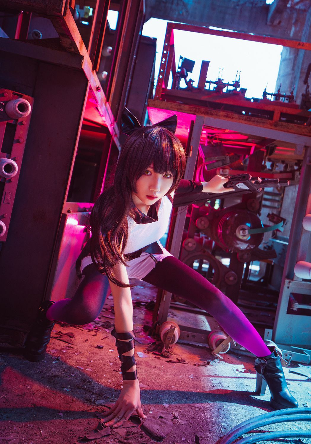 《rwby》布蕾克cos:我们将从暗影中降临于世