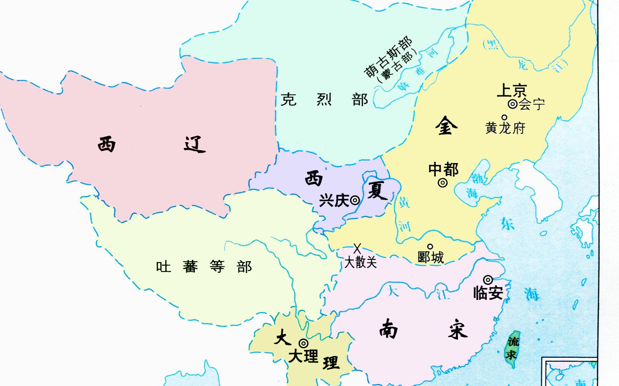 中国元朝地图最大图片