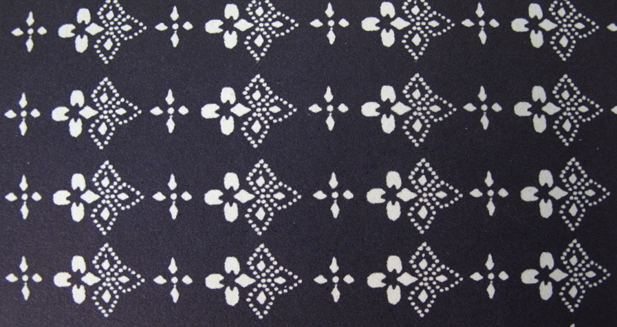 手工diy:分享50款蓝印花布图案,越久越迷人的蓝印花布