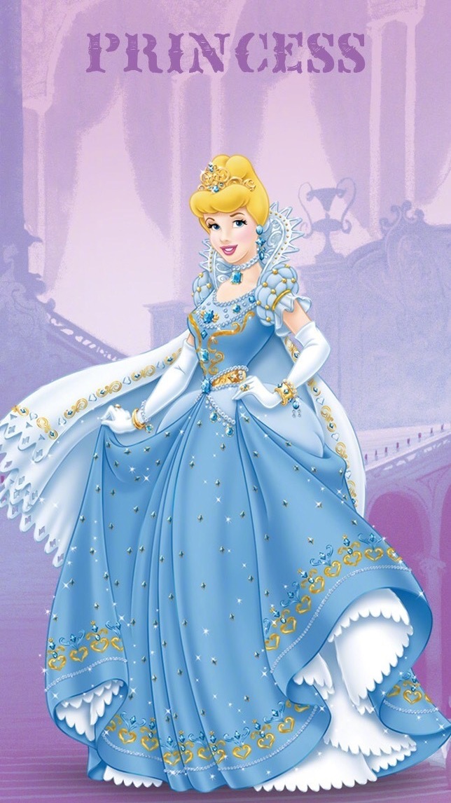 今日分享迪士尼公主高清壁纸,图1灰姑娘高贵,艾莎美腻