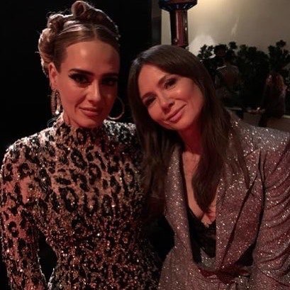 碧昂斯举办派对阿黛尔穿豹纹出席 减重后瘦出腰线