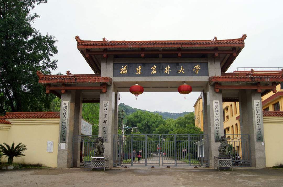 福建农林大学东门图片