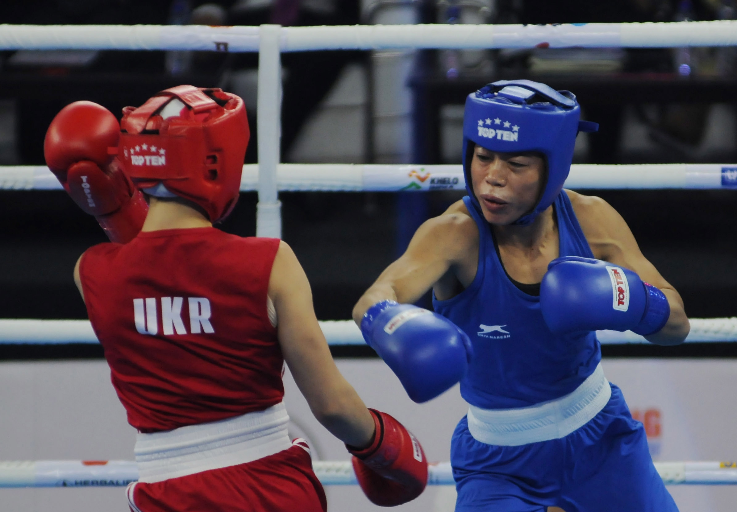 印度女拳击手玛丽·科姆六夺世锦赛冠军