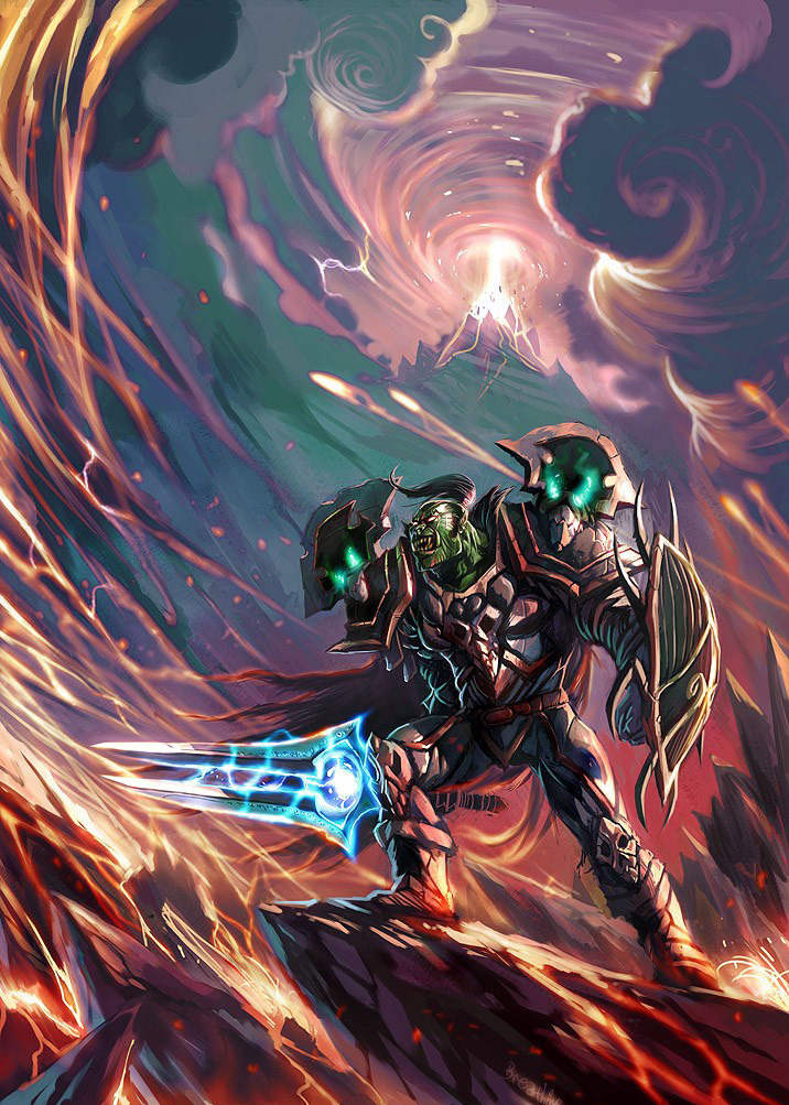 暴雪游戏原画作品选