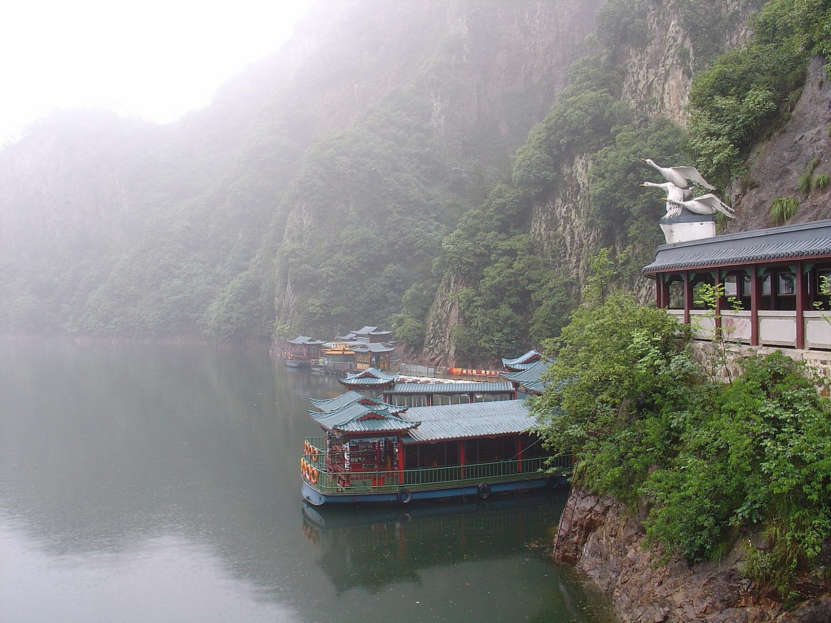 新洲道观河风景区图片