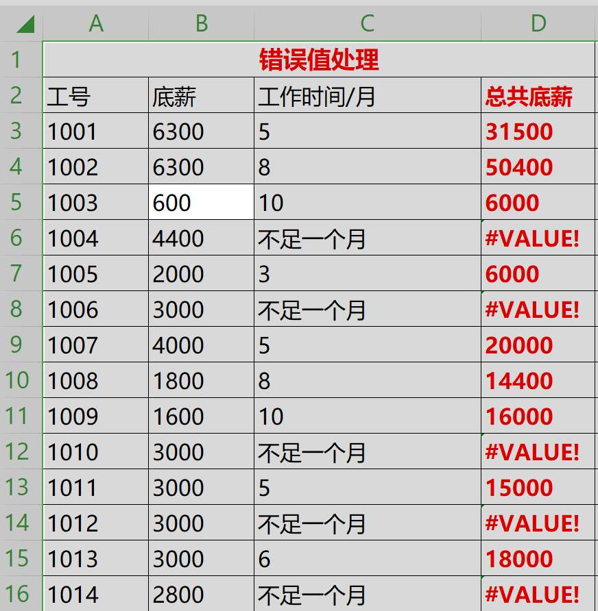 excel函数公式:iserror函数来帮你搞定错误,你学会了吗?