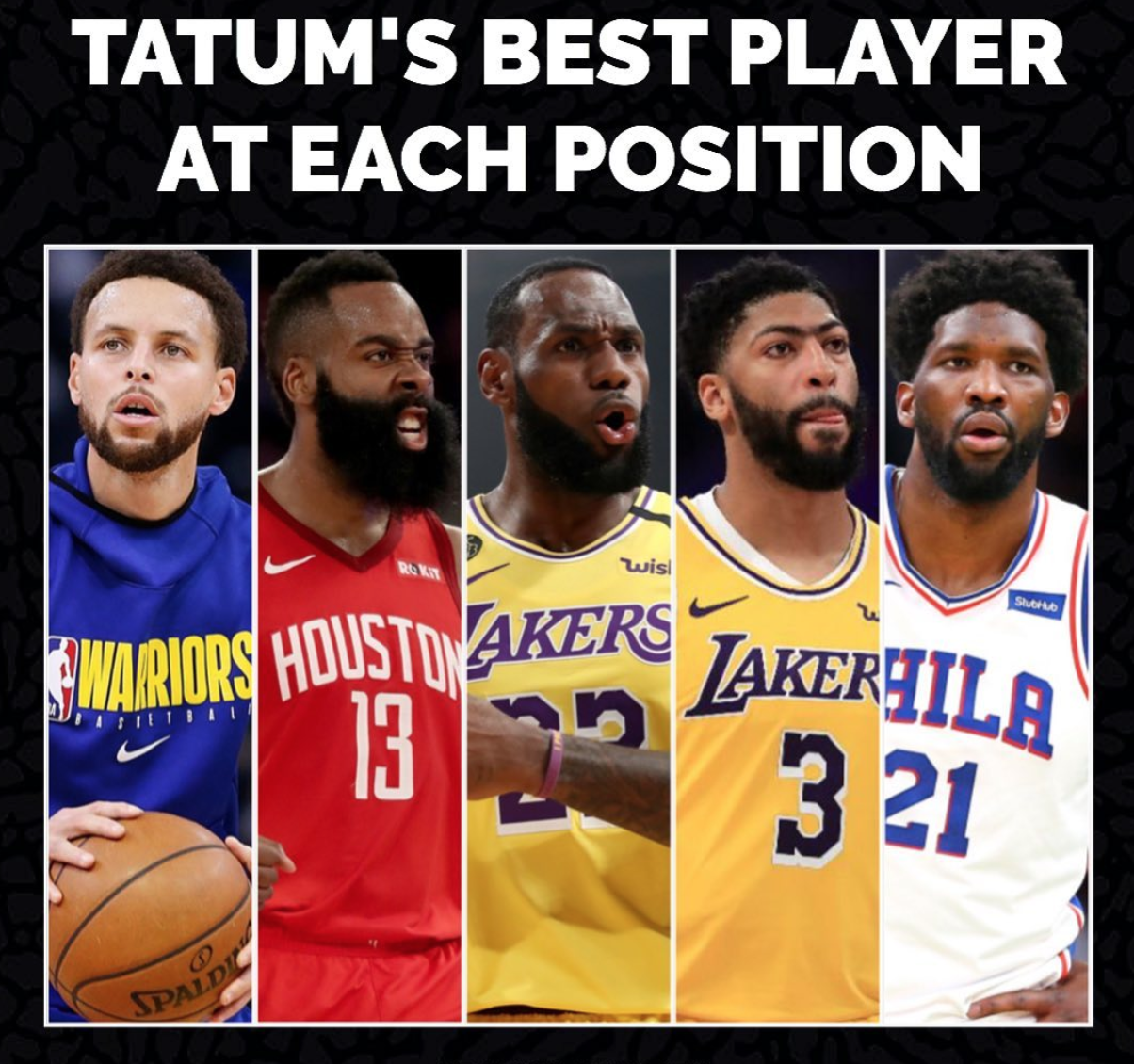 科比门徒评出现役最强阵容 湖人两人强势入选库里现役控卫最强