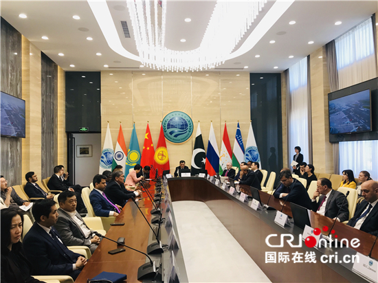 上海合作组织秘书处举行黑龙江厅改造工程竣工仪式